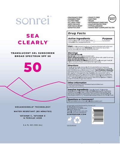 Sea Clearly Translucent Gel Sunscreen Bs Spf 50 (Sea Clearly Spf 50)